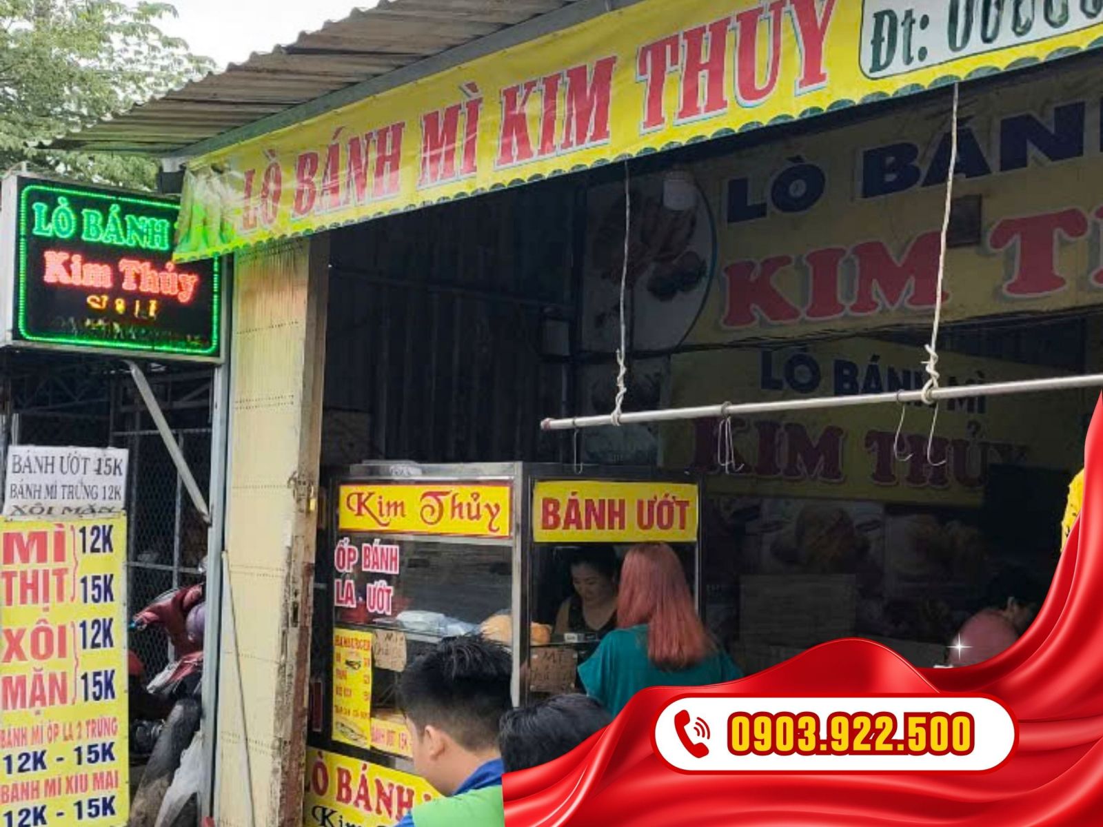 Hình ảnh thực tế tiệm bánh mì